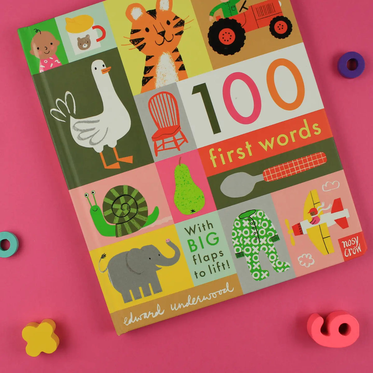 100 First Words: A lift the flap board book