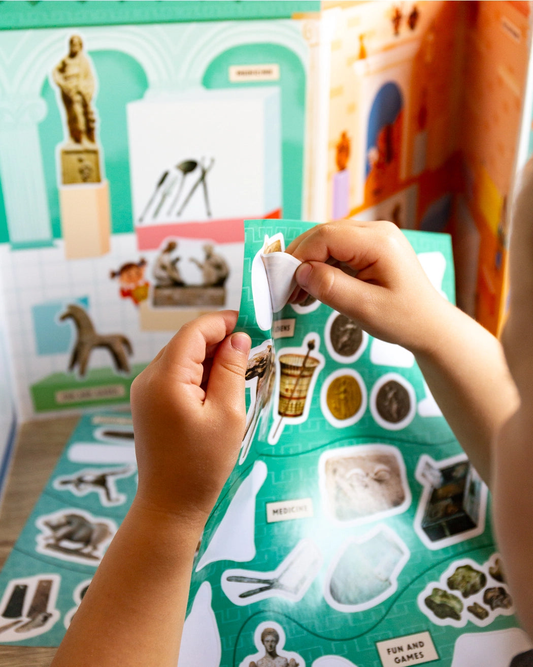 My Little Museum: Ancient Greece – Sticker Book